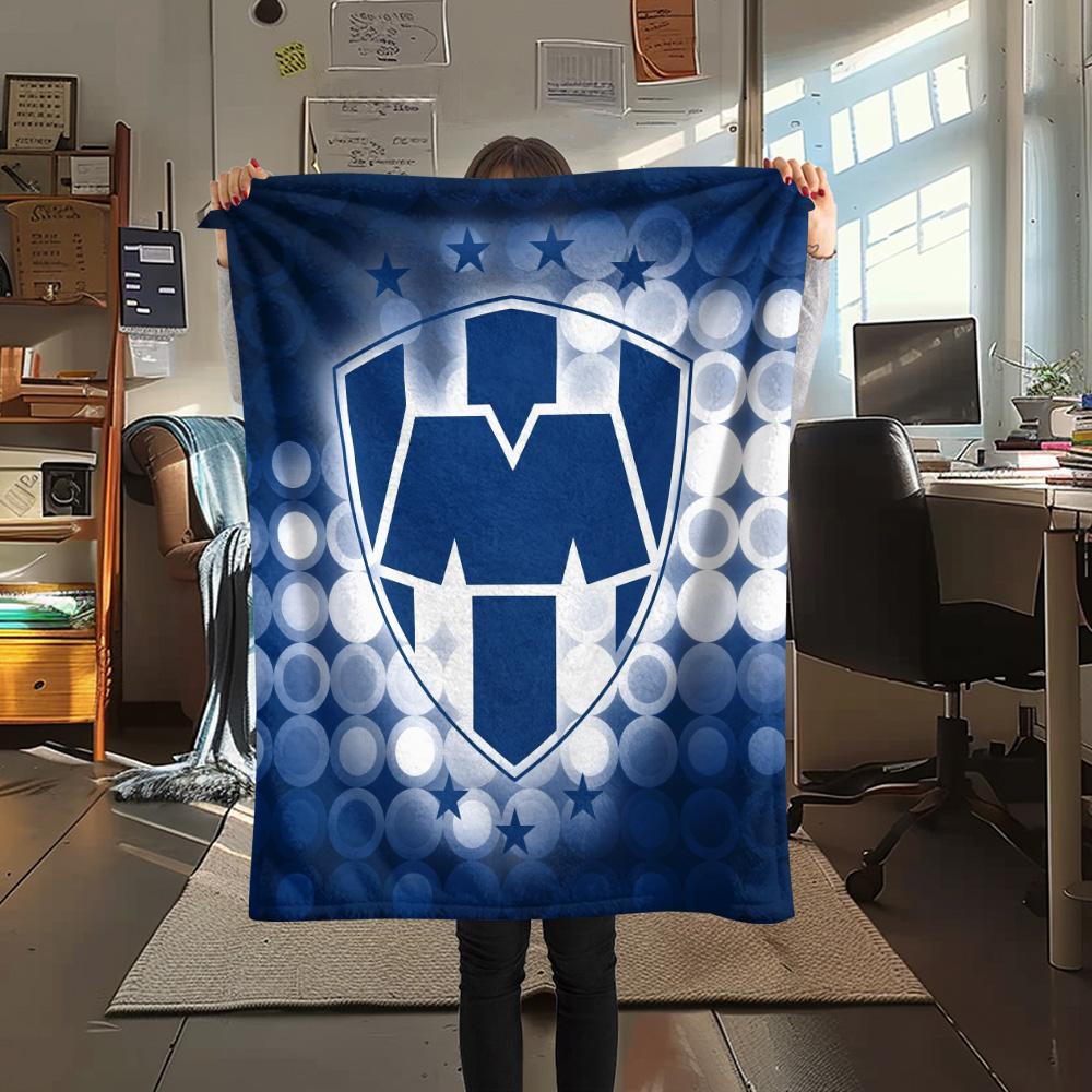 CF. Monterrey Print Flanelldecke, Hohe Qualität, Bequem für alle Jahreszeiten, Heimdekoration, Wärme und Komfort