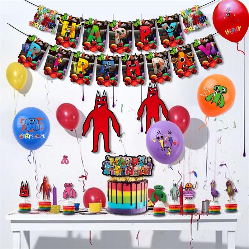 Beautifully Designed Garten Of Banban Garden Birthday Party Balloon Kit With Banner And Spread Balloons