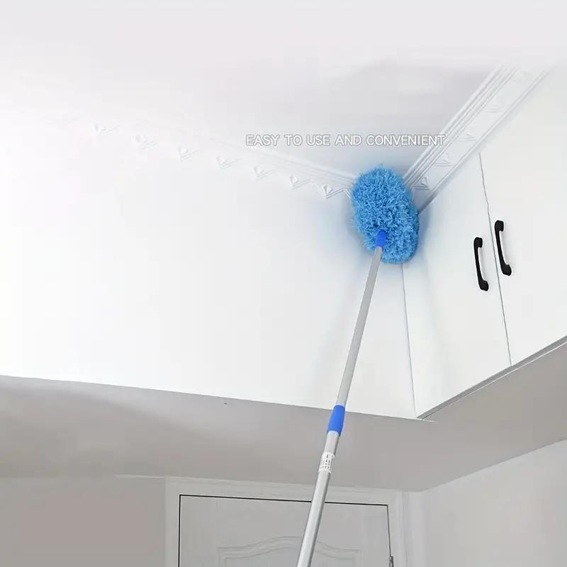 Ceiling Fan Duster Removable Long Duster with Telescoping Extension Pole Multifunctional for Cleaning High Ceiling Fan Furniture