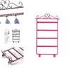 Long-lasting Iron Metal Earring Stand Rectangle Shape Perfect For Displaying Jewelry
