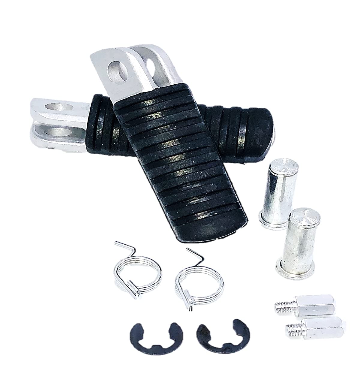 

Kawasaki front step set and for Ninja ZZR ZZR ZRX ZRX Universal replacement parts (left right) Zephyr, Balius, 250R, 400, 250, 400, 1100, etc. чёрный