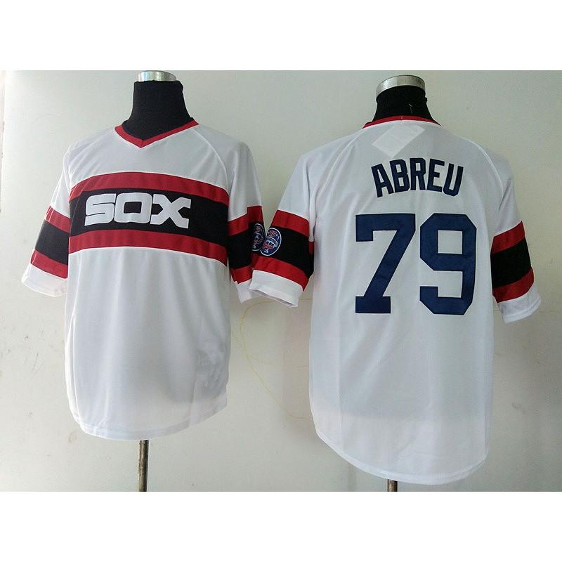 Maglia da Baseball Unisex Maglietta da Fan Stile White Sox Ricamata Cotone Top Sportivo Uomo Donna Abbigliamento Casual