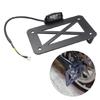 Easy to Install Side License Plate Bracket Sturdy Design Accessories for Vintage Motorcycle, Compliant with Traffic Laws
