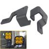 2PCS Hood Off-Road Ditch Light Mounting Brackets A-Pillar Dual LED Pod Lights Foglights Mount Bracket for 2021-2024 Ford Bronco