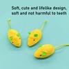 5Pcs Lemon Mouse Cat Toys Catnip Filled Cute Mouse Plush Cat Chew Toy Kitten