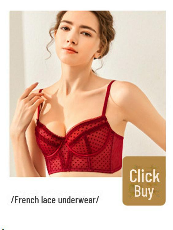 Women's French Lace Fishbone Bra - Sexy, Summer Vest Style, Body-Shaping Bra