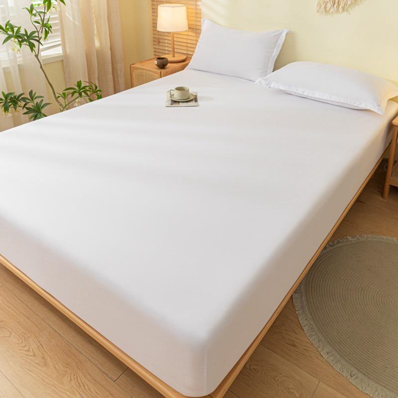 

Летний комплект постельного белья из трех предметов Lenzing Tencel Ice Silk с простыней на резинке и защитой для матраса 150x200cm Fitted Sheet