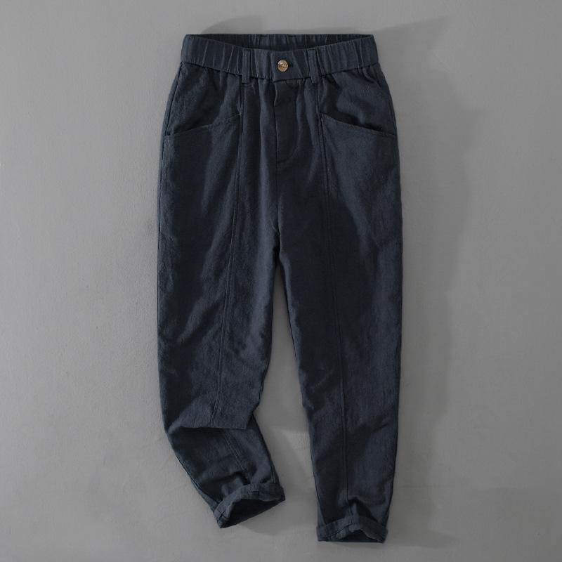 Men's Spring and Summer Versatile Casual Linen Pants - Breathable, Loose-Fit Trousers