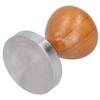 58mm Edelstahl Kaffeepulver Hammer Tamper mit Holzgriff Kaffeezubehör