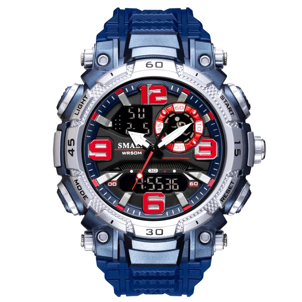 Quartz Watch For Men SMAEL Watch Waterproof Stopwatch LED Watches Male Clock 1921 Sport Watches Men Relogio Masculino Digital