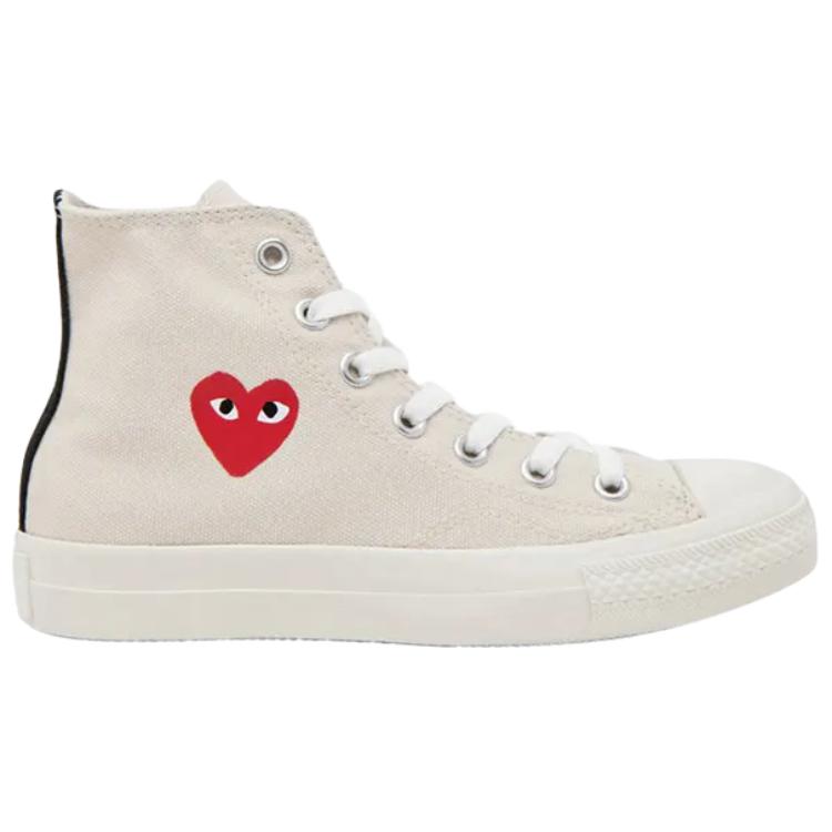 Converse Comme Des Garçons X Chuck Taylor All Star Hi Milk Men Sneakers White 112856