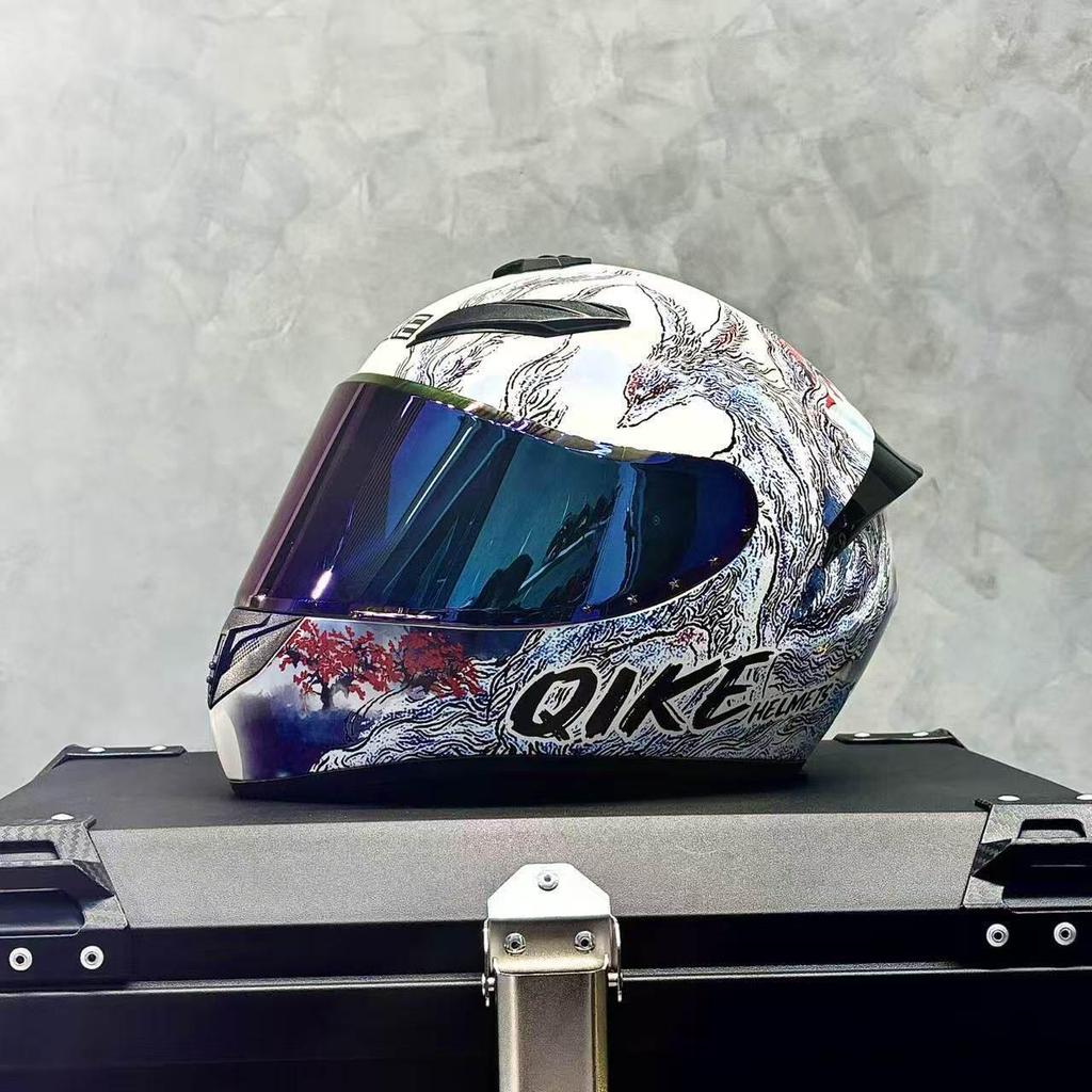 3C Certified Bluetooth All-Season Windproof Full Face Motorcycle/Scooter Helmet for Couples