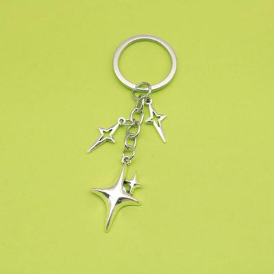Star and Moon Keychain Pendant - European & American Style Women's Accessory