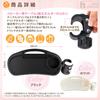 heizi Stroller Tray with Smartphone Stand, Drink Holder, and Cup Holder, Add-on Table for Smartphones (Black)