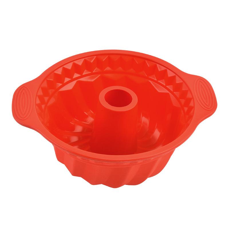 Silicone Round Cake Mold for Chiffon, Bread, Birthday & Mousse - Nonstick & Easy Release Baking Tool