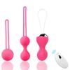 SXOVO Vaginal Training Ultimate Vaginal Contraction Pelvic Floor Urinary Leak Completely Waterproof Geisha Ball for Pink Ball, Tightening, 3-Step