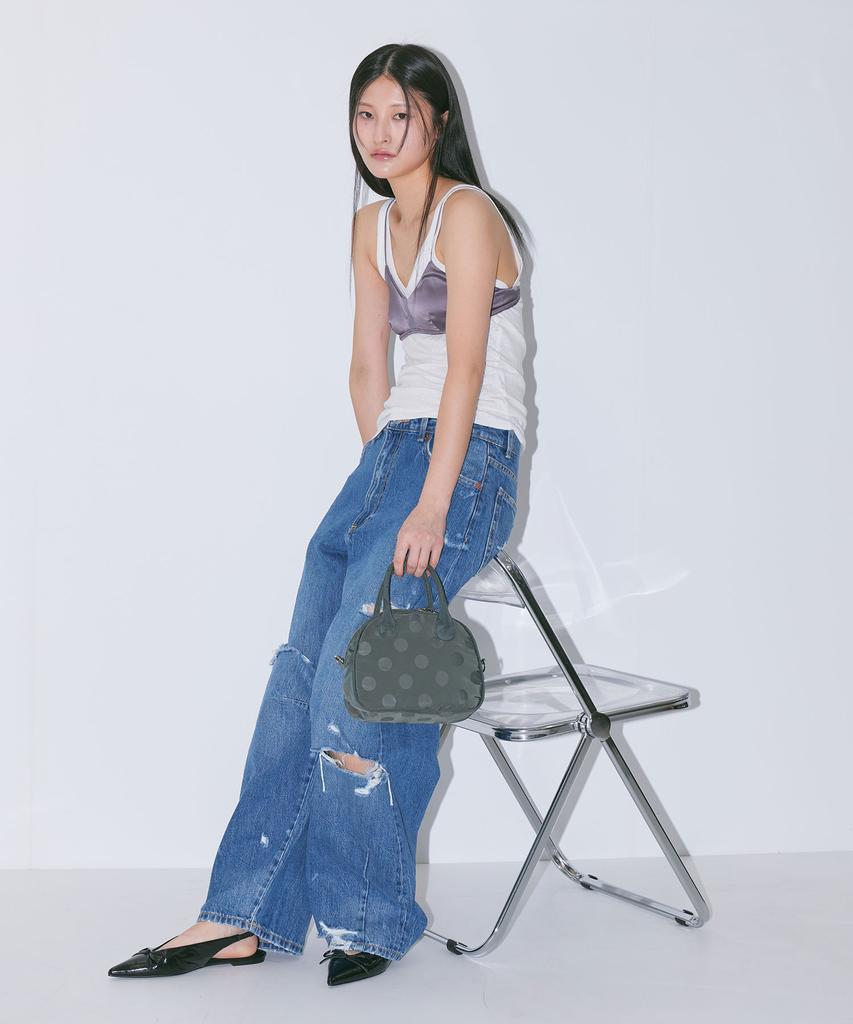 Haveawhale Polka Dots Tote Bag (Kh)