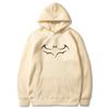 Autumn and Winter Men's Bat Printed Hoodie Versatile Loose Fashion Casual Top Men's Warm Hoodie