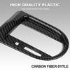 Interior Gear Shift Frame Cover Trim Panel For Ford Mustang 2015+ Carbon Fiber