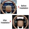 Shift Paddle For Hyundai Santa Fe SantaFe HEV MX5  2024 Car Steering Wheel Gear Extension Shifter DSG Stickers Accessories