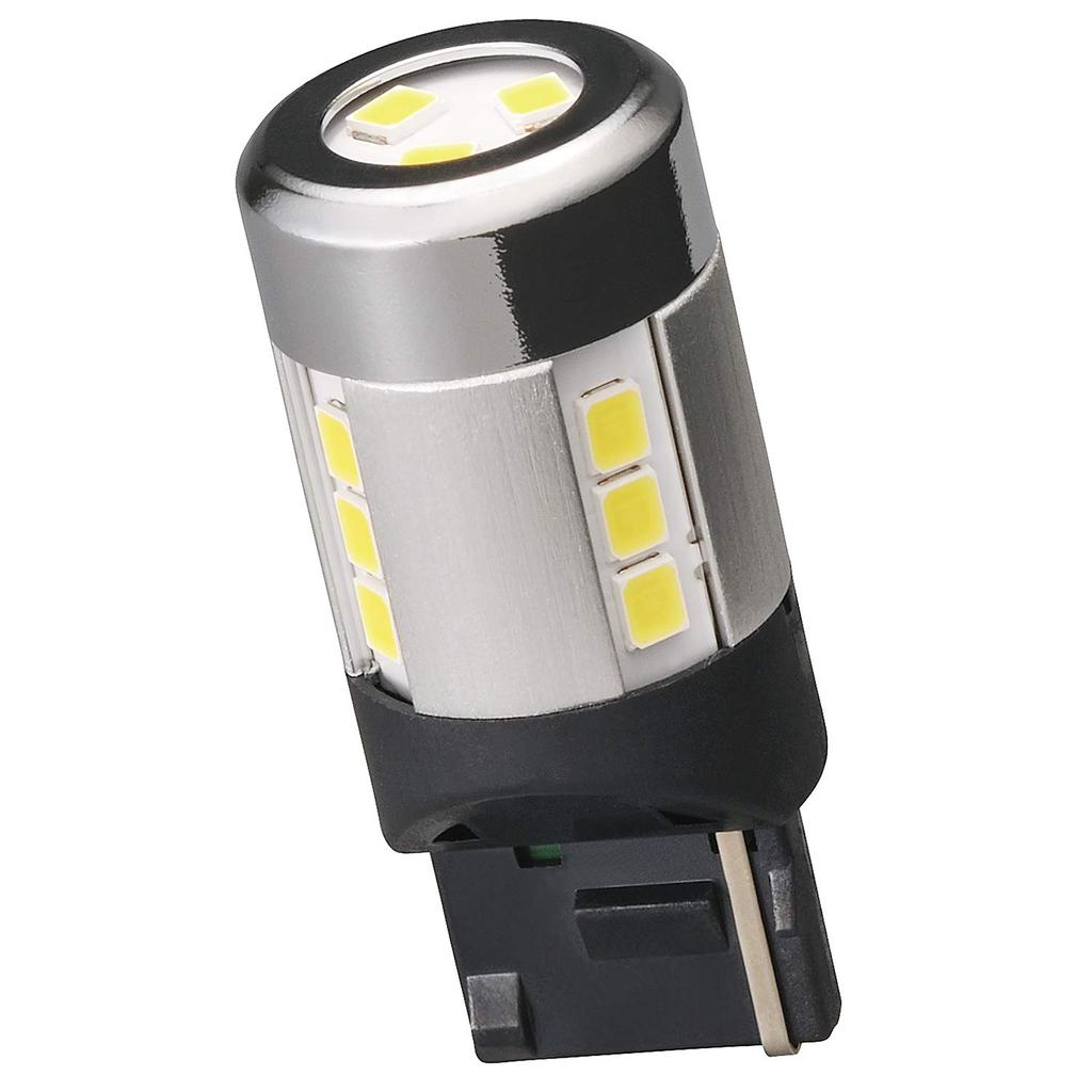 CARMATE GIGA T20 Single Clear LED Backup Light Pure White Vehicle Inspection 1 BW341 Bulb, 6500K, 1000lm, Light, Compliant, Bulb,