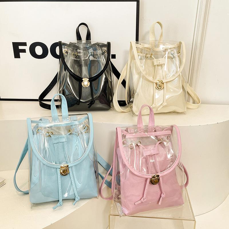 Women's Backpack 2025 Spring Festival New Mori Sweet Fashion Jelly Bag Casual Versatile Travel Small Backpack Women