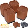 4Pcs 3-Layer Furniture Risers Adjustable Heavy Duty Bed Table Sofa Heightening Foot Pad Non-slip  Protecto Feet Leg Extenders