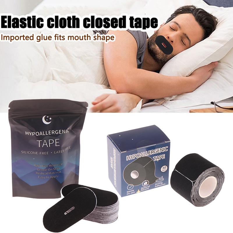 30 Patches Anti-Snoring Mouth Tape and Nasal Strips – Promote Nasal Breathing for Better Sleep