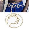 Women Fashionable Moon Metal Waist Chain Belt Modern Decorative Robust No Rust Female Waist Chain