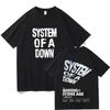 System of A Down Tour 2026 Trička Vintage Pánská Dámská Bavlna Kvalitní Trička s Krátkým Rukávem Rocková Hudební Skupina Oblečení High Street