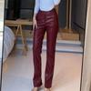  European and American foreign trade fashion new products: women's high-elasticity PU leather pants, leggings, women's pants