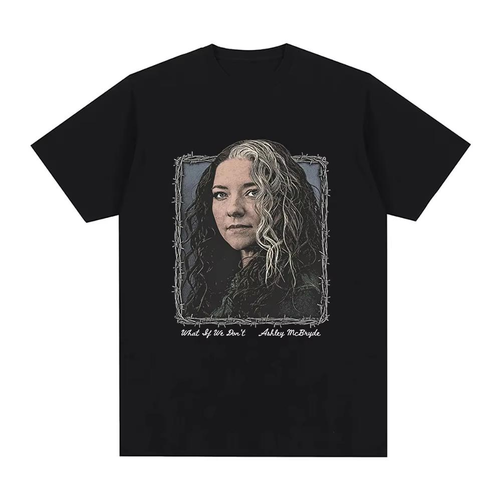 Ashley Mcbryde Pure Cotton Tshirt 2026 Tour Graphic Print Tees Streetwear Fashion Unisex Unisex Casual Oneck Tops Summer New S