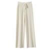 Autumn and Winter Wide-leg Pants Women's High-waist Loose Casual Straight-leg Pants Knitted Thick Trousers