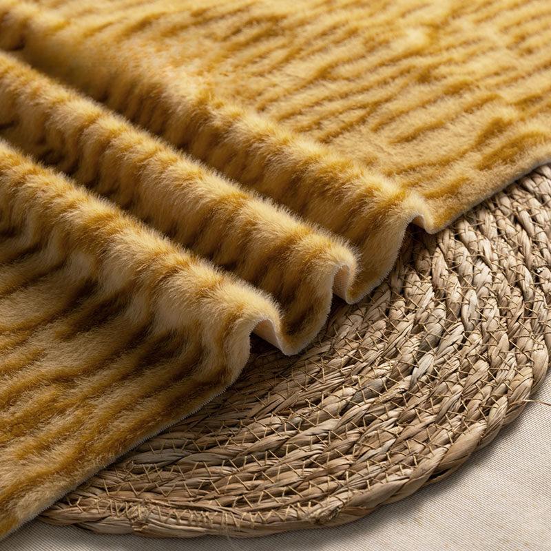 50cm Imitation Leopard Print Pattern Plush Animal Synthetic Fur Fabric for Clothing Background Cloth Carpet Cushion DIY Fabric