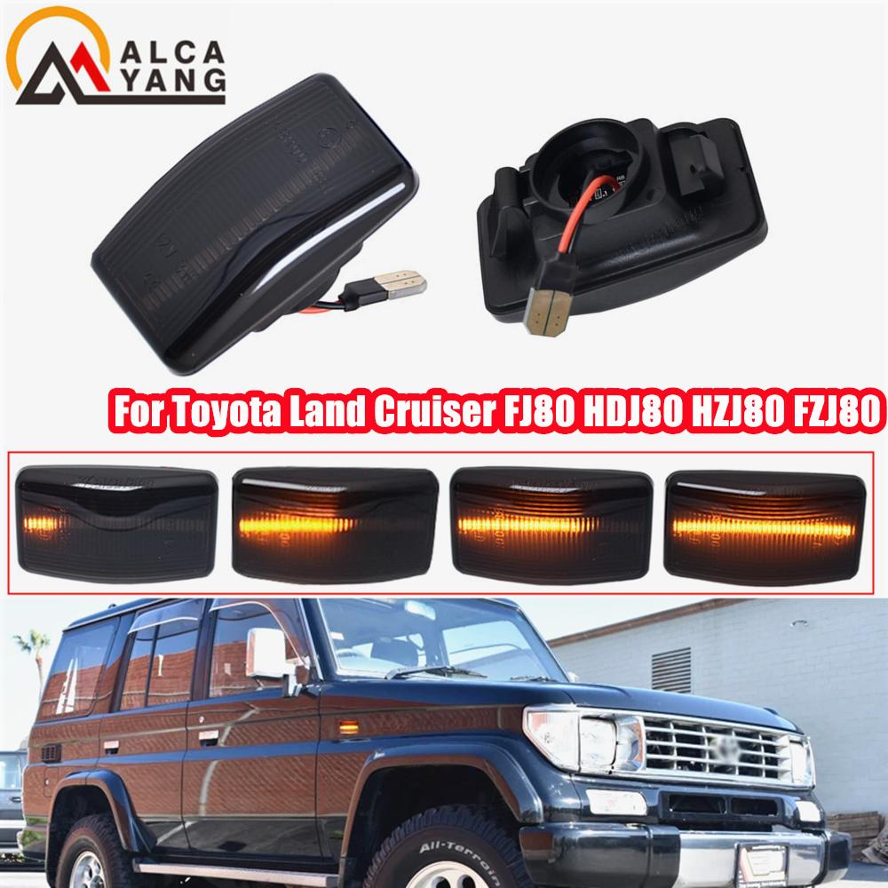 2Pcs Car Side Marker Lights Turn Signal for Lexus LS400 Toyota MR2 Starlet Carina Celica Corolla Land Cruiser Car Fender Lights