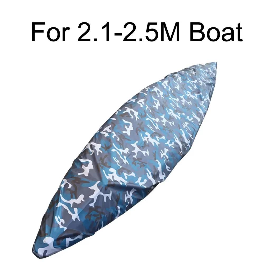 Anti-UV Waterproof Kayak Boat Canoe Storage Transport Dust Cover for Fishing Inflatable Boat Replacement For 2.1m-2.5m Boat