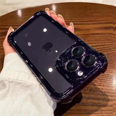 Nárazuvzdorné měkké pouzdro na telefon pro iPhone 14 13 12 11 Pro Max 13Pro 14 Plus 13 11 Čirá ochrana fotoaparátu silikonový zadní kryt