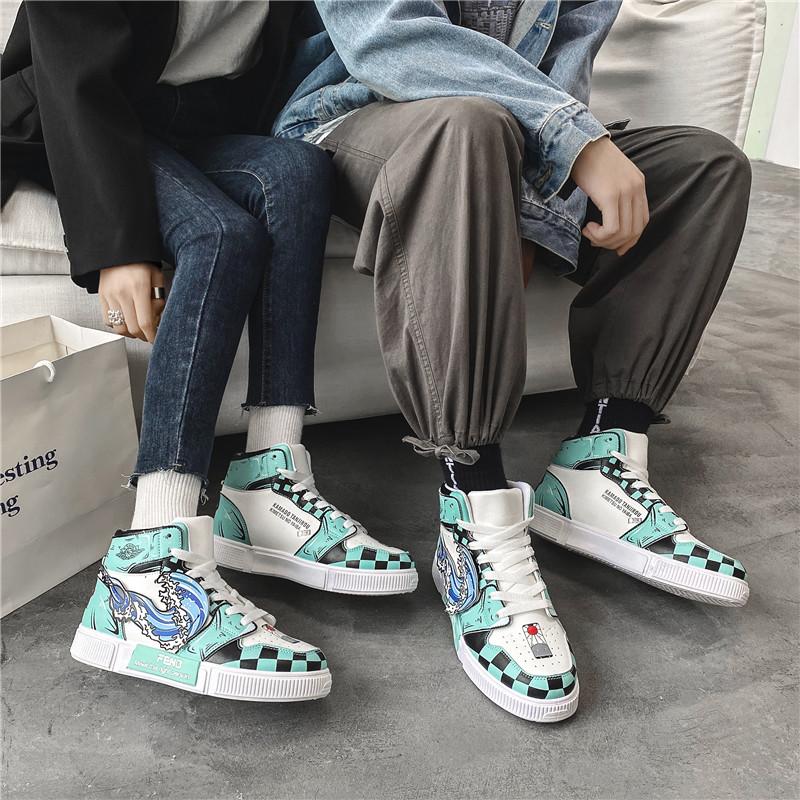 Unisex Trendy Demon Slayer Cartoon Shoes Scooter Shoes Tide Shoes Tenis  Shoes Sneakers Talla 35-44 comprar a buen precio — entrega gratuita,  reseñas reales con fotos — Joom