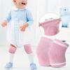 Safety Protector Toddler Leg Warmer 1Pairs Baby Knee Pads Toddler Crawling Anti-Slip Solid Infant Boys Girls Elbow Cushion Pad