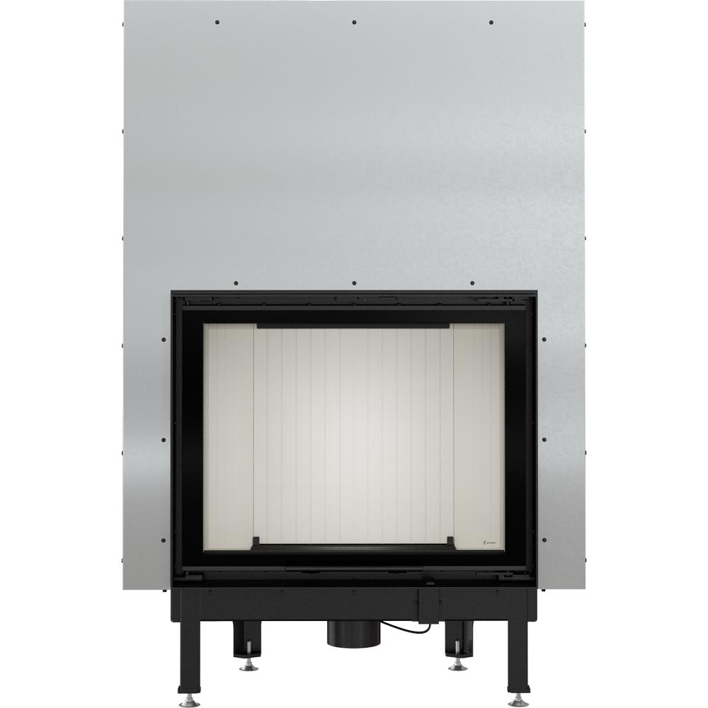 Steel fireplace KRATKI NADIA 13 kW Ø 200 Lift-up