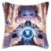 Cartoon Genshin Impact Pillow Covers Sofa Decorative Home Double-Sided Printing Short Plush Cute Cushion Cover