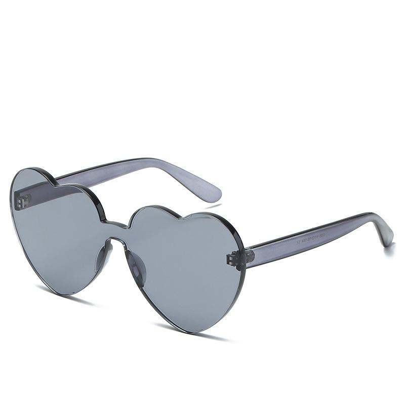 1 Pcs Trendy Heart Sunglasses Women Sun Glasses Retro Love Heart Shaped Glasses Ladies Shopping Sunglass