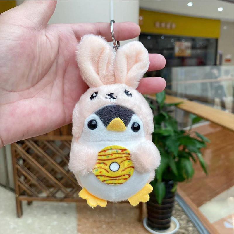 Penguin Whimsical Plush Keychain Decoration Perfect For Kids Bags And Machines Doll