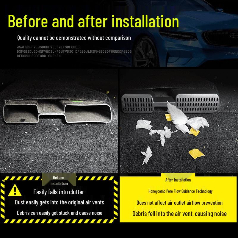 2025 Geely Xingrui Car Accessories: Interior Mods & Under-Seat AC Vent Protective Cover