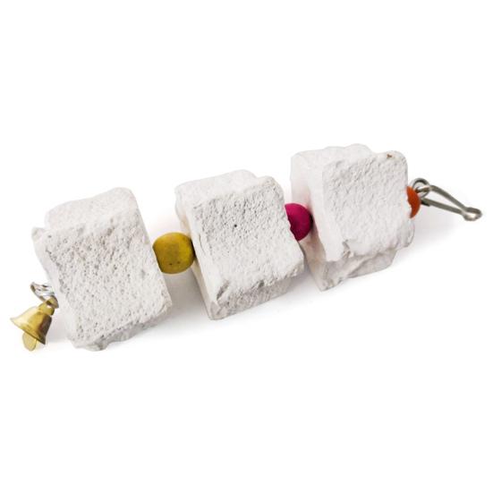 

Камень для стачивания зубов для домашних питомцев: хомяка, кролика, шиншиллы, попугая, подвесная жевательная игрушка 3 Layers