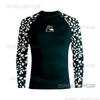 Camisa de Lycra Manga Longa Masculina UPF 50 para Surfe, Mergulho, Praia, Proteção Solar, Secagem Rápida, Top Esportivo