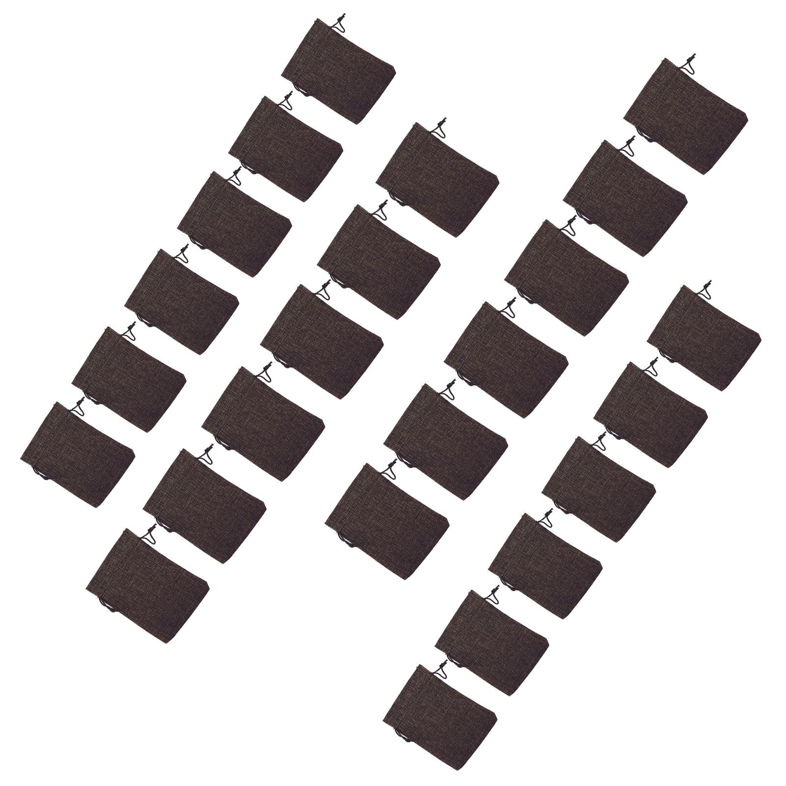 

24PCS Christmas Bag Christmas Advent Calendar Countdown Pouch Drawstring Bag Sack Hanging Gift with ClipsHeather Grey сірий