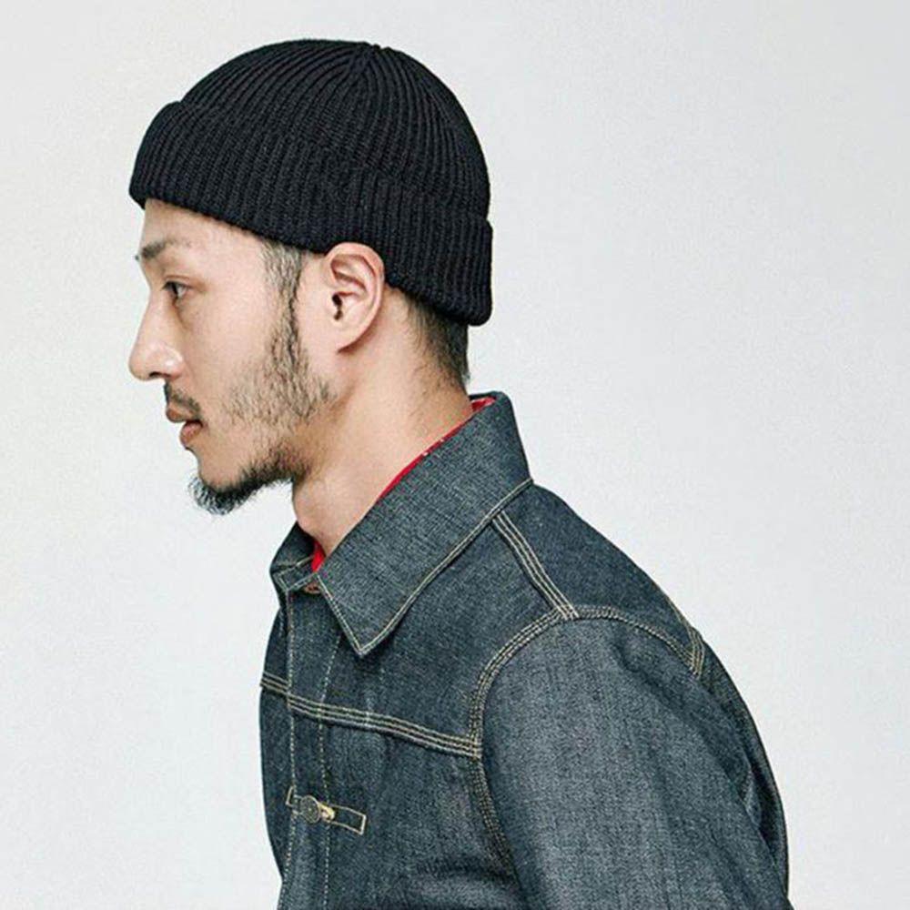 Unisex Ribbed  Knitted Warm  Hat  Beanie  Docker Hat