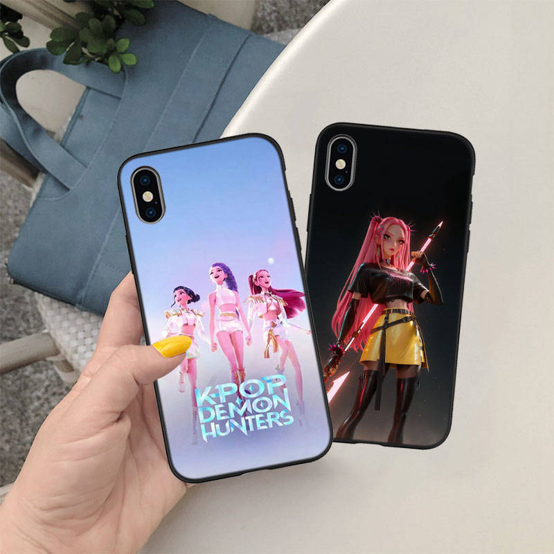 IR16 KPop Lovci démonů Pouzdro na telefon pro iPhone 7 8 11 12 13 14 15 16 16E XS Pro Max XR X SE