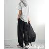 [antiqua] [Antica] Tapered Pants Ladies YZ-00102 Large 05 Black